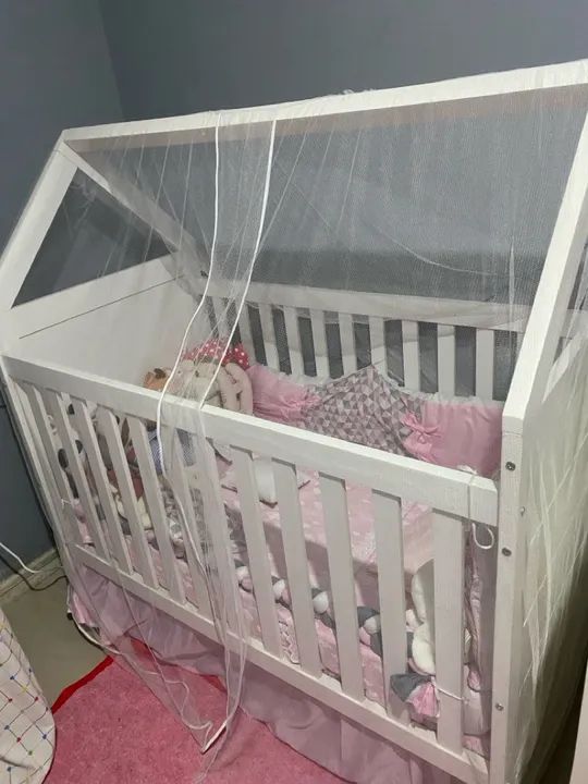 Berço + mosquiteiro  - Foto 3