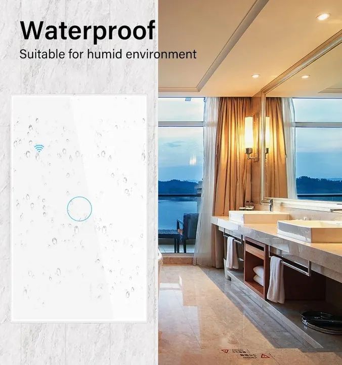 Interruptor Wifi Tuya 2 Botões, Compatível com Alexa, Aplicativo  - Foto 3