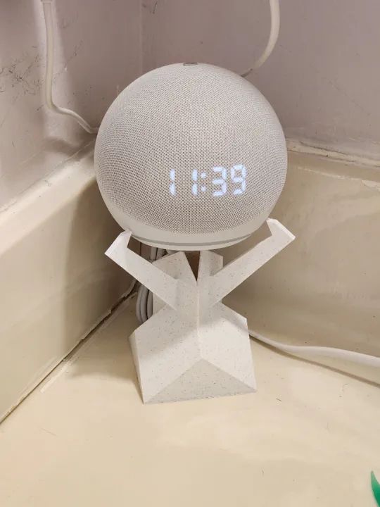 Suporte de Mesa para Alexa 4ª e 5ª Geração - Uma Escultura Moderna - Foto 3