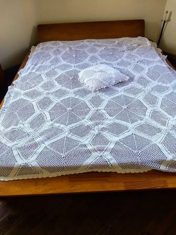 Colcha de casal crochê 