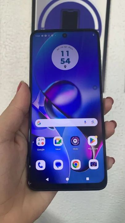 Celular Motorola 256GB 8GB RAM G54 Azul - Foto 5