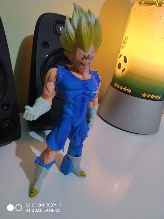 Action Figure Boneco Majin Vegeta Dragon Ball Z. Leia - Foto 3