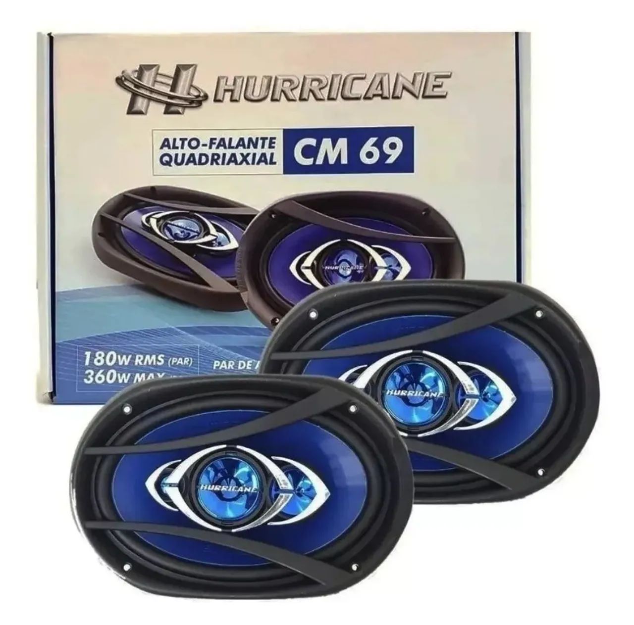 Par Alto Falante hurricane 6x9 180w rms 