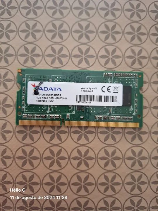 Memória RAM Adata 4GB