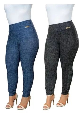  * calça legging tamanho ( p até G6 - Foto 2