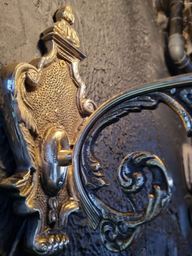 Arandela  Parede Bronze  Vidro lapidado - Foto 3