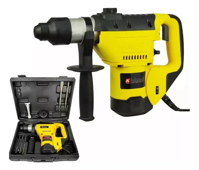 Martelete Demolidor Rompedor E Furadeira Sds Plus 7k 5j 1550W NK - Foto 3