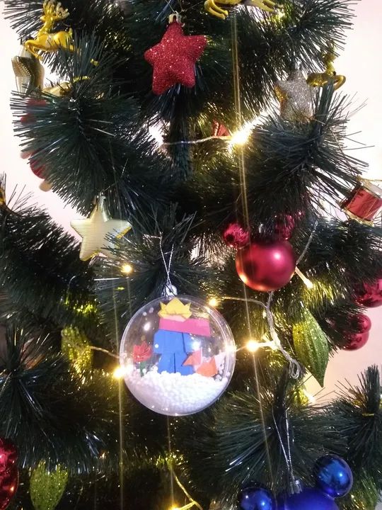 Bola de Natal (Pequeno Príncipe / Papai Noel) - Foto 4