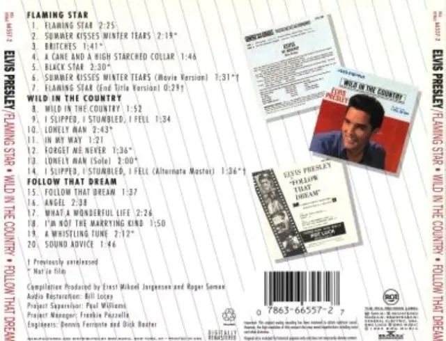 Cd Elvis Double Features Series Flaming Star & Follow That Dream - Foto 3