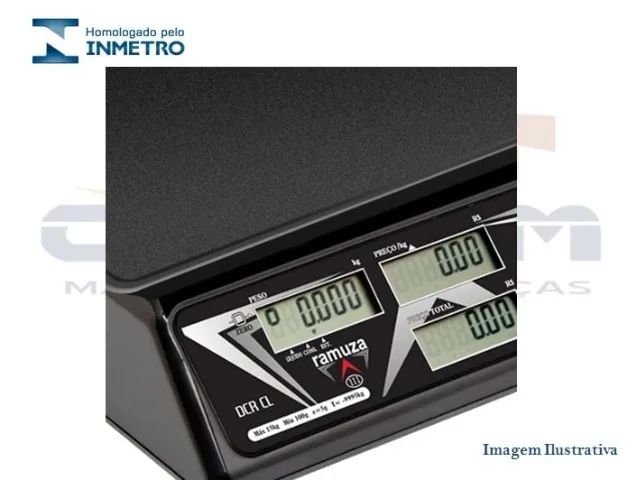 Balança Digital Ramuza Comercial  Sem Bateria 15kg - Foto 4