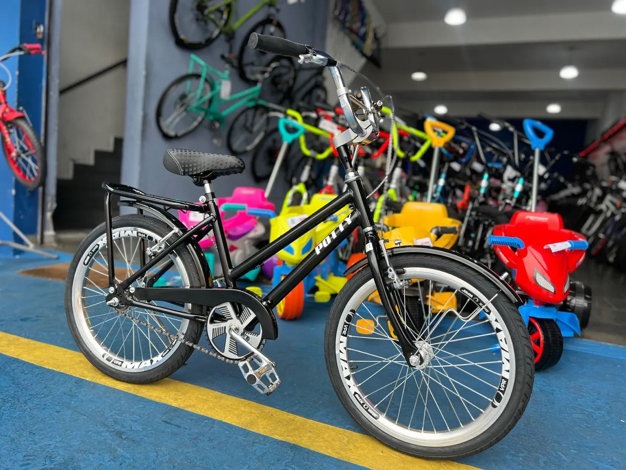 Bicicleta Potty aro 20 - Preta - Foto 3