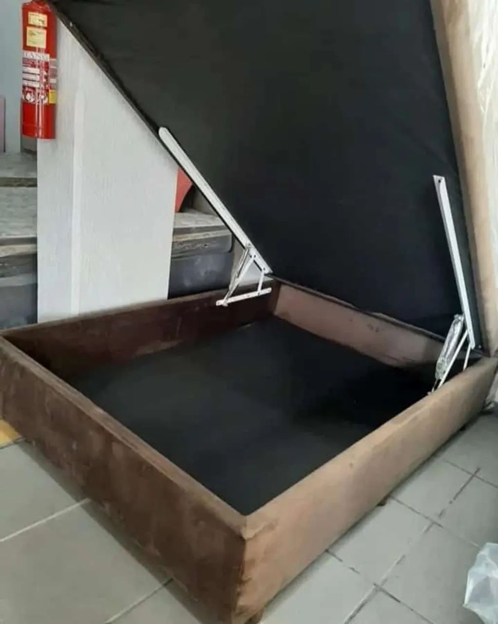 Cama Box de Casal com Baú