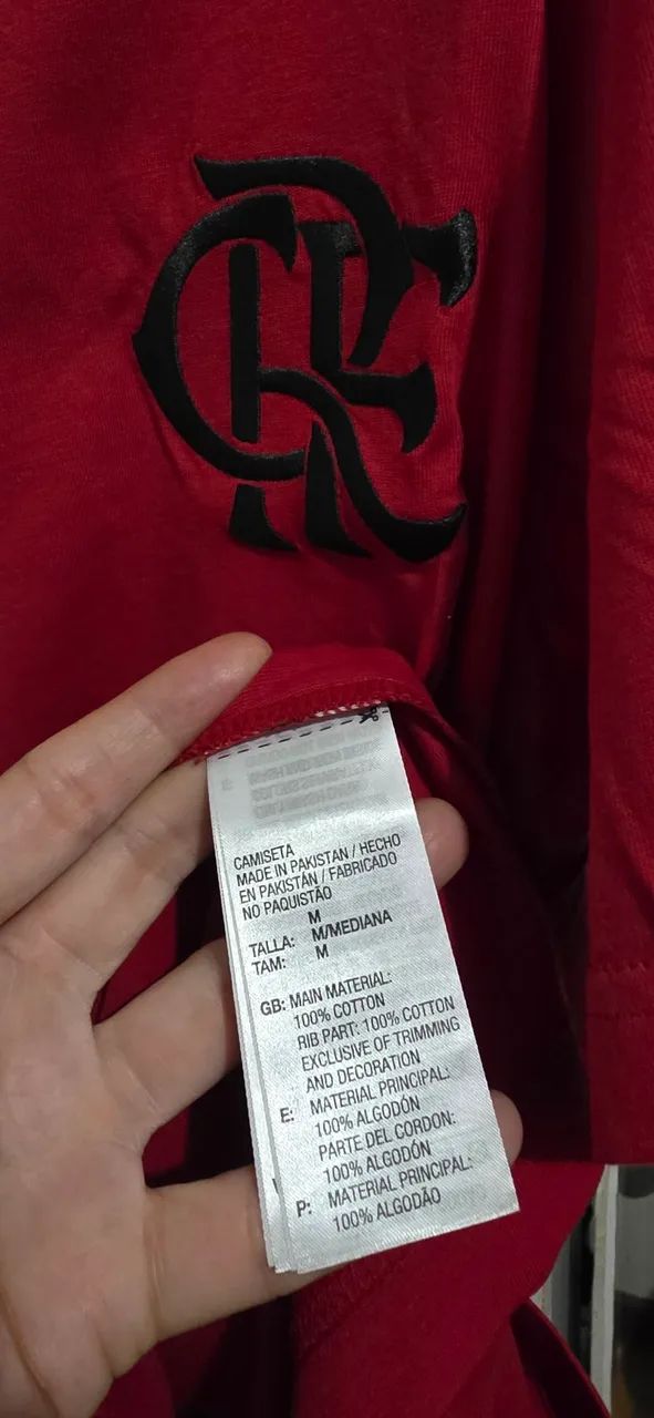 Camisa flamengo M passeio nova adidas - Foto 3