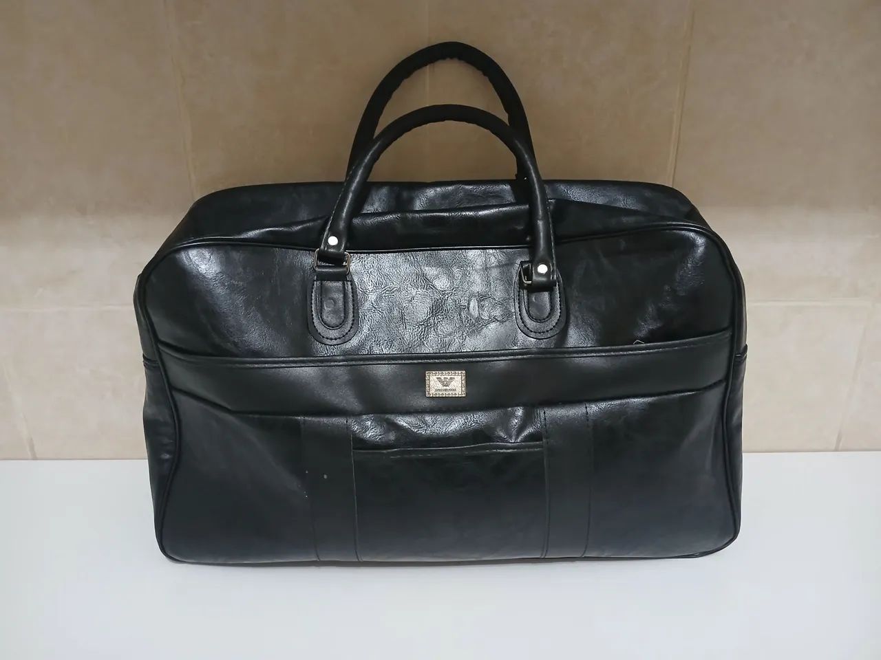 Bolsa de couro 55x30x20 - Foto 2