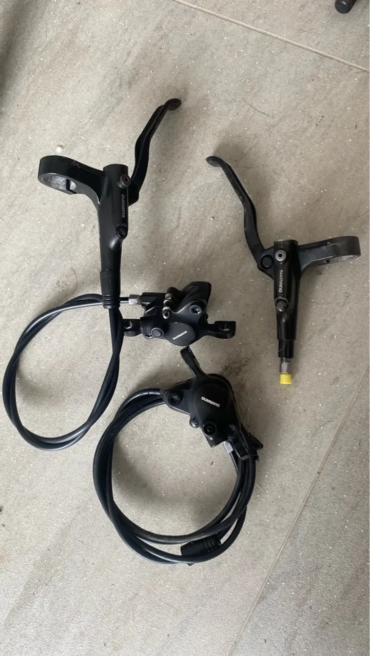 Freios Shimano MT200 - Prontos pra uso!