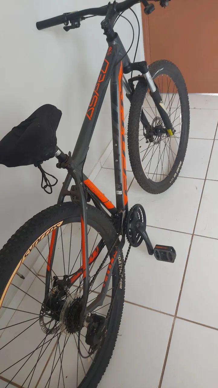 Bike Scott Aspect 970 Aro 29 - Preto e laranja - Foto 5