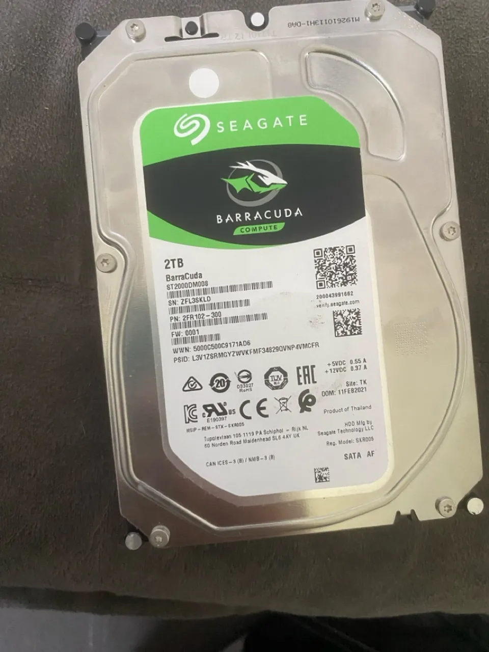 HD Seagate 2TB -