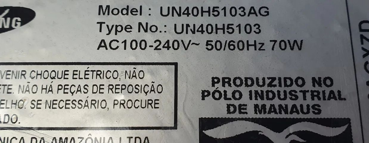 Placa Principal TV Samsung UN40H5103AG (cód. BN91-13583G) - Foto 3