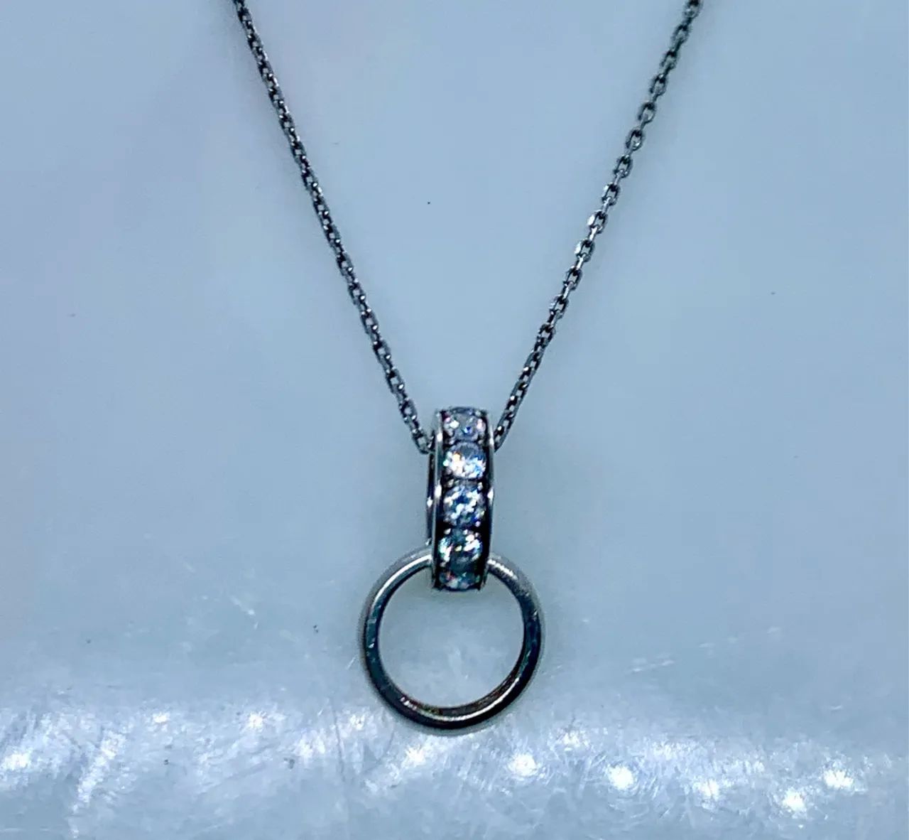 Colar Prata 925 com Pedras