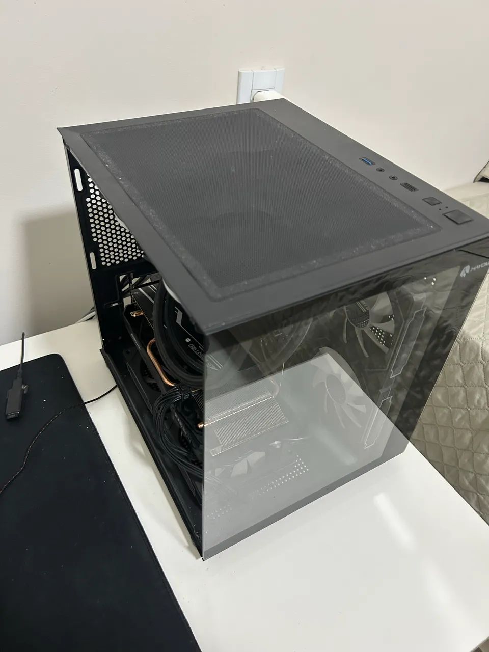 PC Gamer Ryzen 5600 Rx7600 4 meses de uso, Caixa das peças e Nota fiscal  - Foto 2