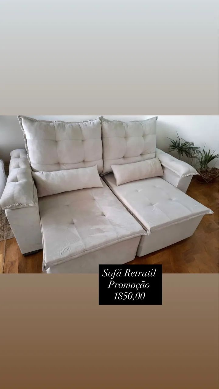 SOFÁ RETRATIL PROMO PROMO 1850 