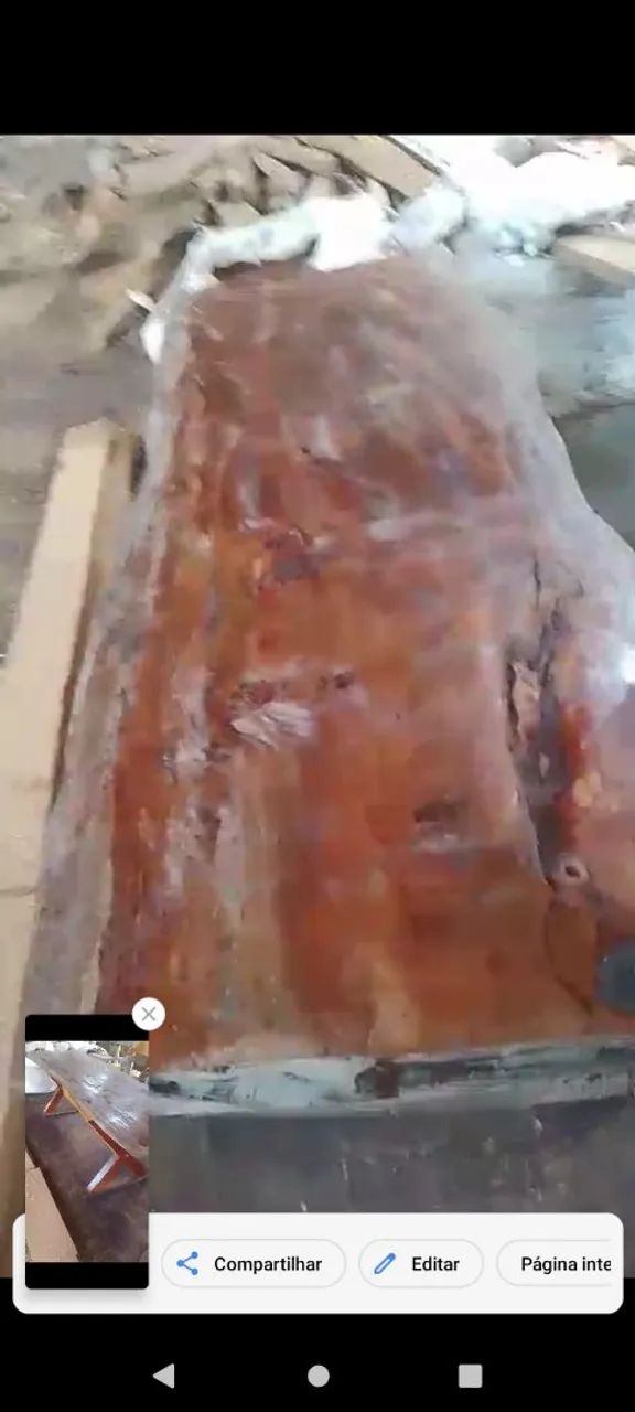 Mesa de madeira para área externa - Foto 3