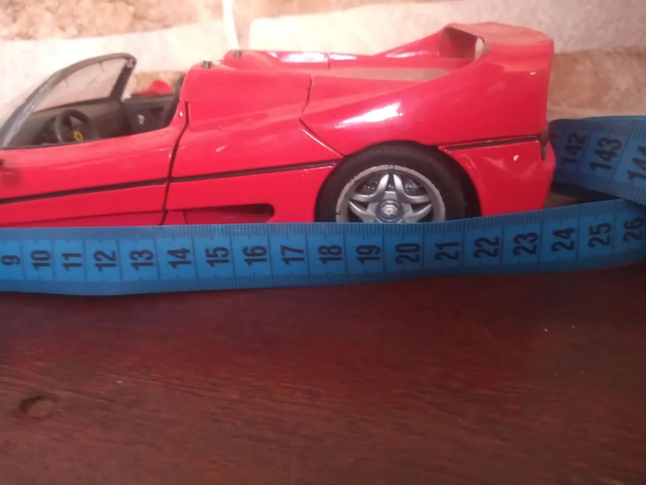 Miniatura Ferrari F50 Vermelha - Foto 3