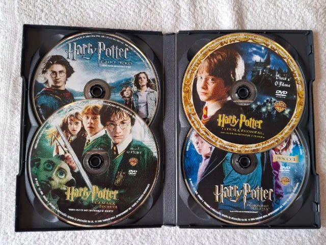 Coleção Harry Potter 4 DVDs em ótimo estado - Foto 6
