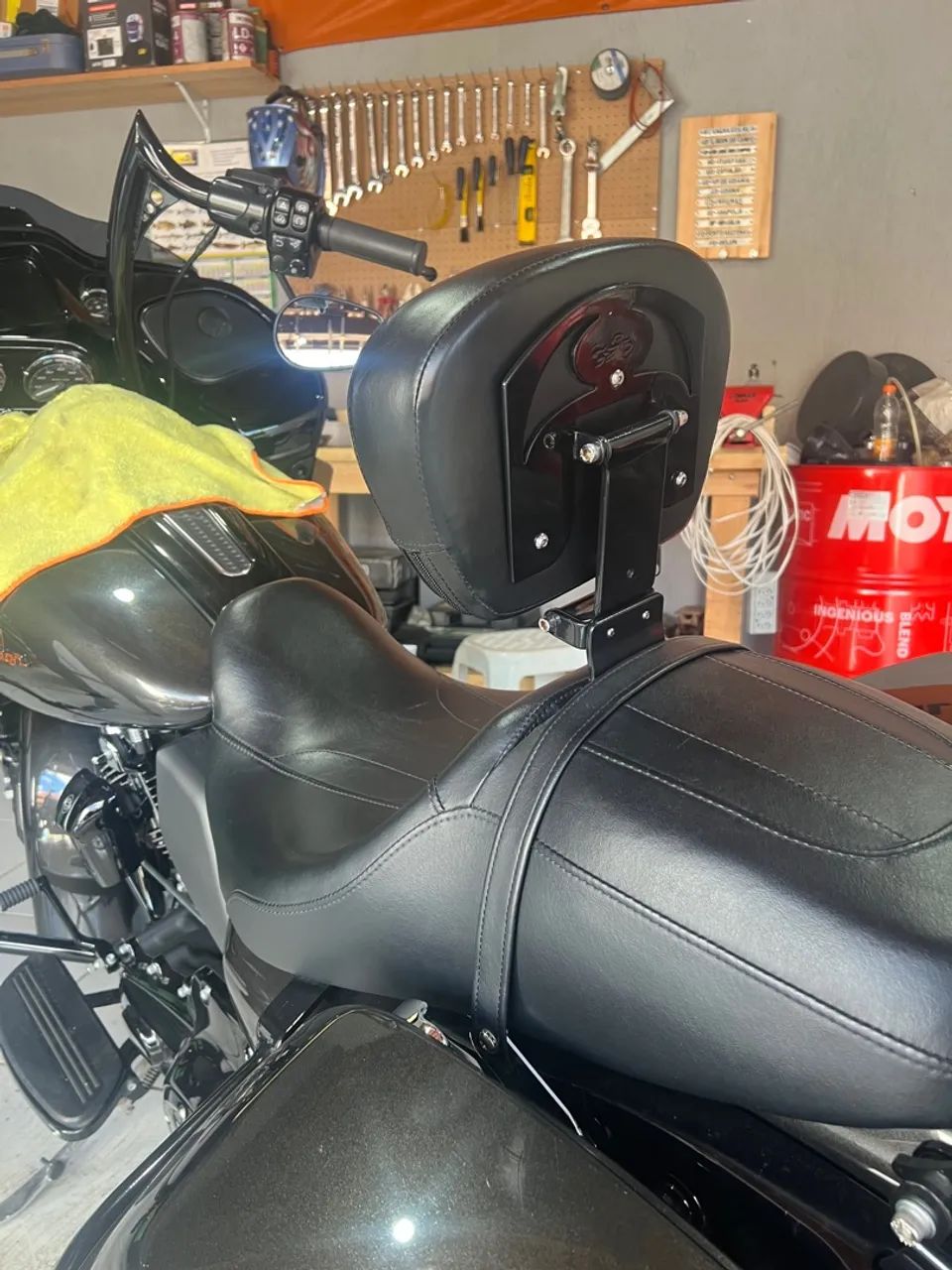 Encosto Piloto Touring Road King Special Todas Preto Brilho - Foto 5