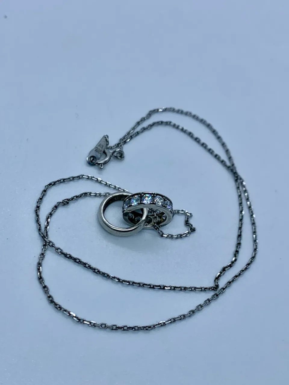 Colar Prata 925 com Pedras - Foto 2