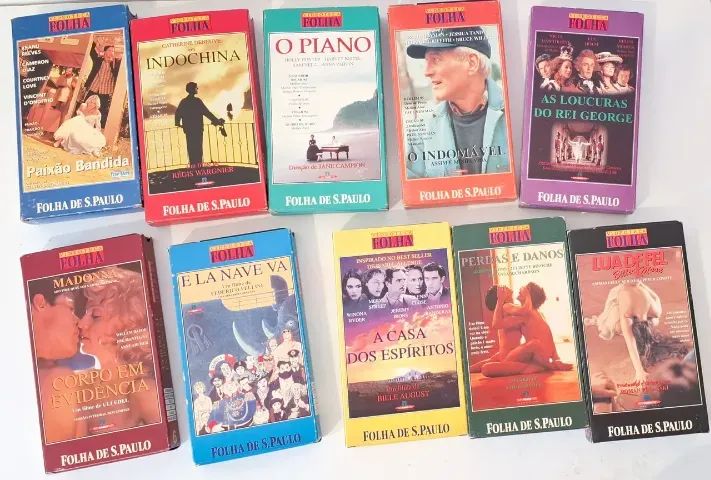 Coleção 28 fitas vhs videoteca folha - Foto 2