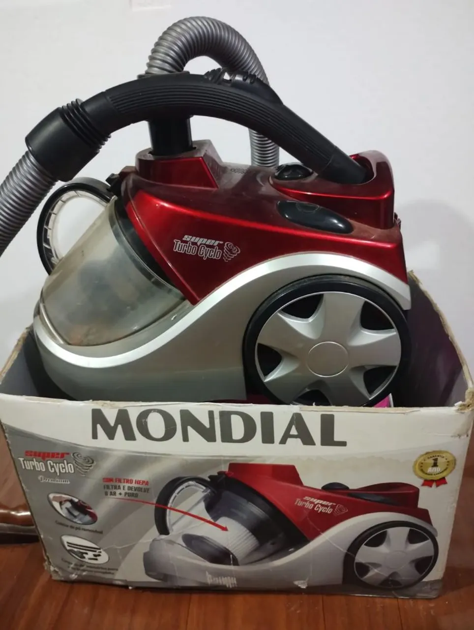 Aspirador de pó Mondial, 127v, seminovo, 1600 w