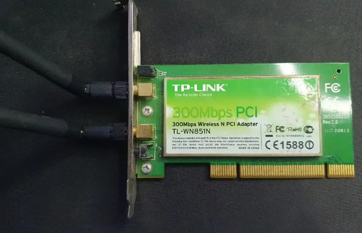 Placa De Rede Tp Link Tl-wn851n 300mbps