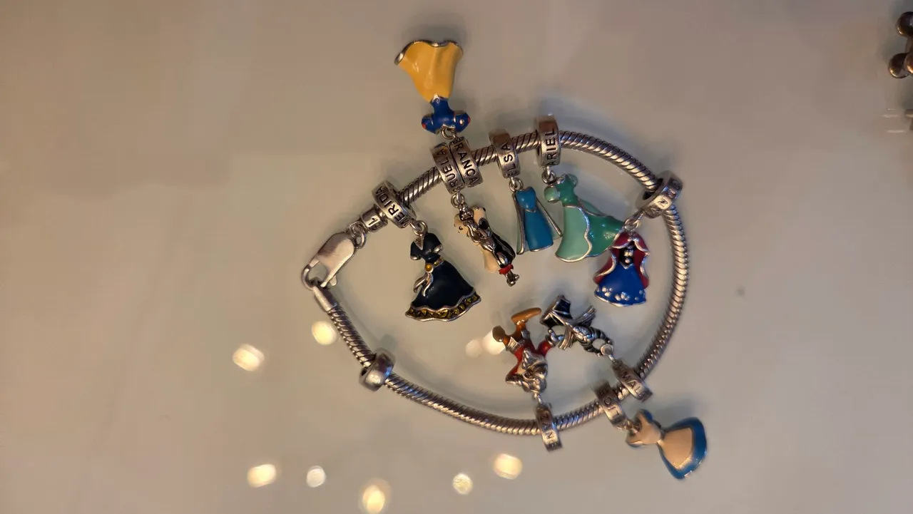Pulseira de berloques Disney Princesas