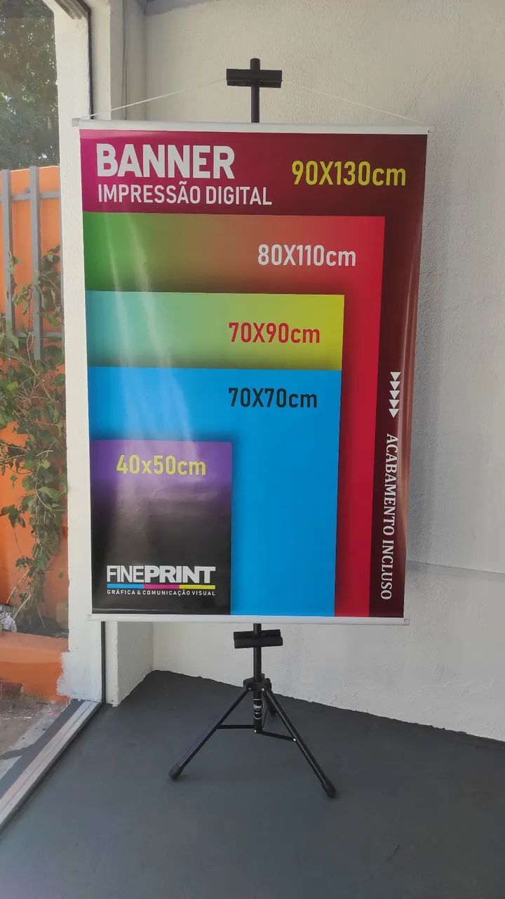 Banner para comunicação visual