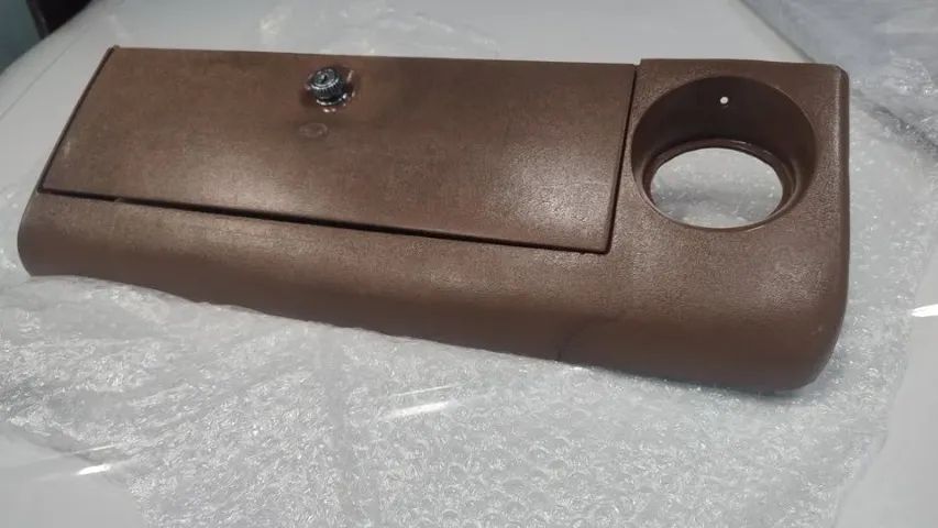 Tampa Porta Luvas Moldura Opala 75/80 Original Gm Marrom - Foto 6