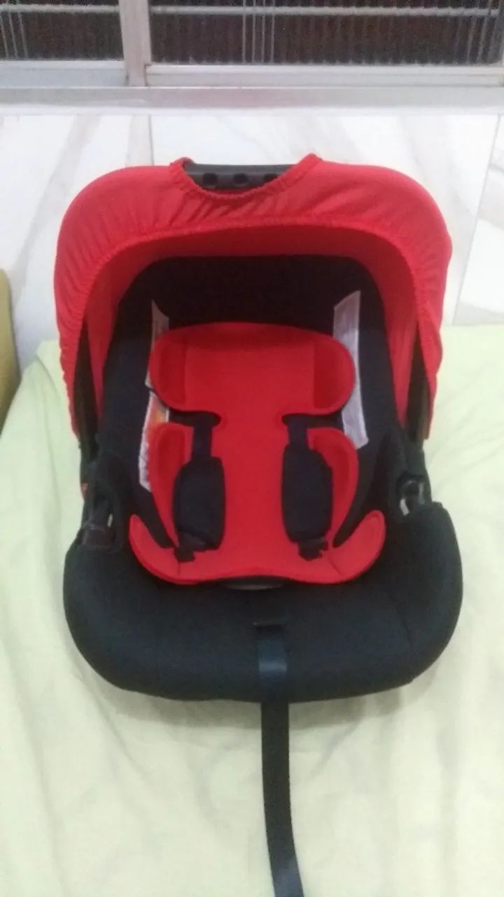 Vende-se bebê Conforto Cadeirinha para Auto de 0 a 13 kg Preto e Vermelho - Styll Baby - Foto 3
