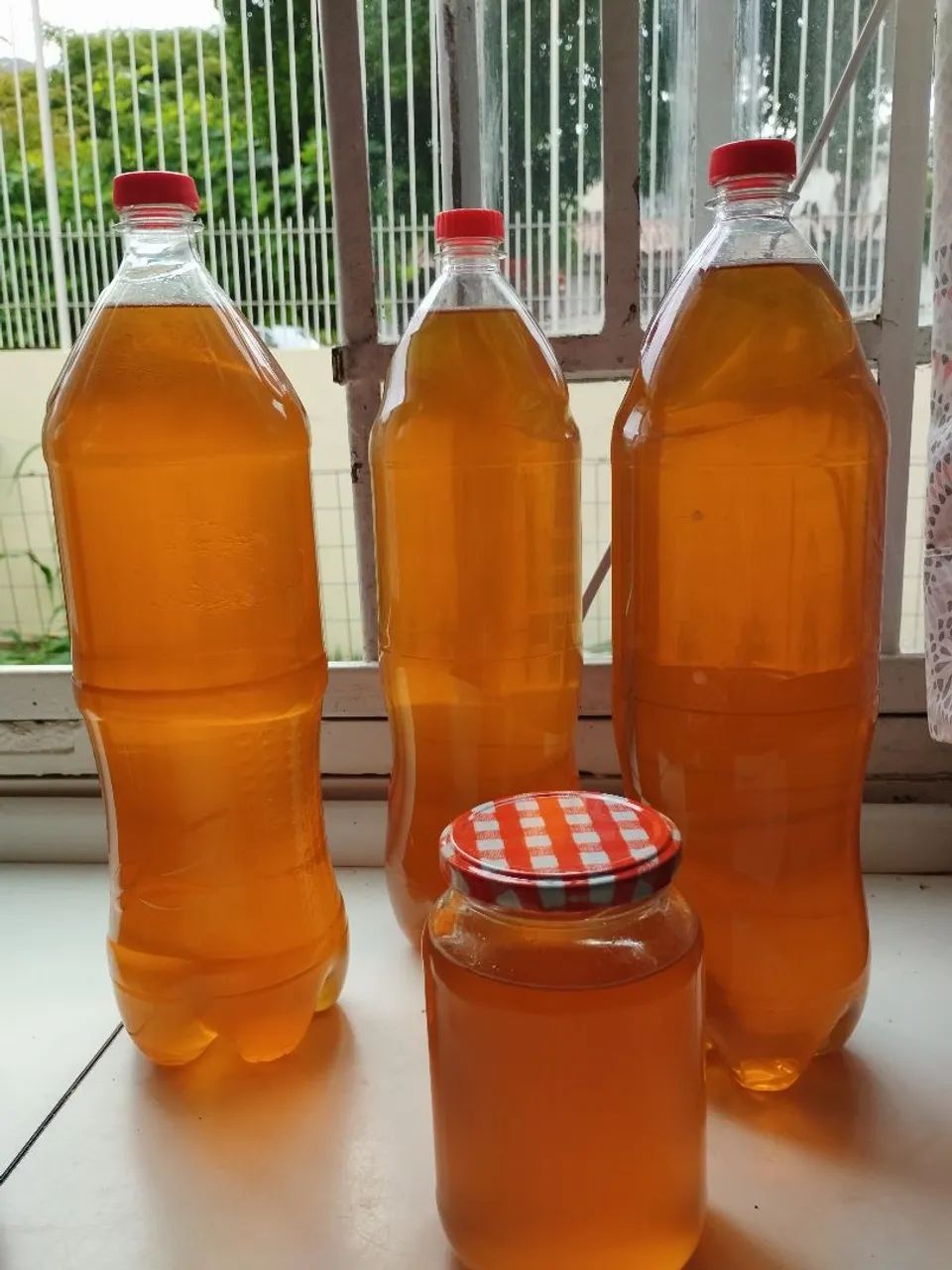 Mel de abelha puro - produção artesanal