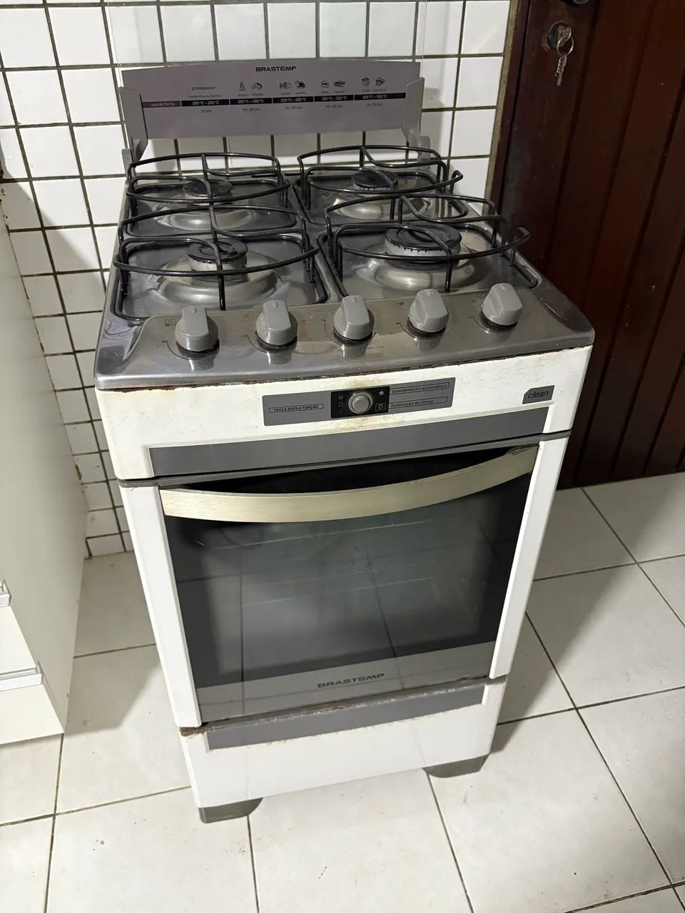 Fogão Brastemp 4 bocas em perfeito estado, funcionando perfeitamente bem! - Foto 4
