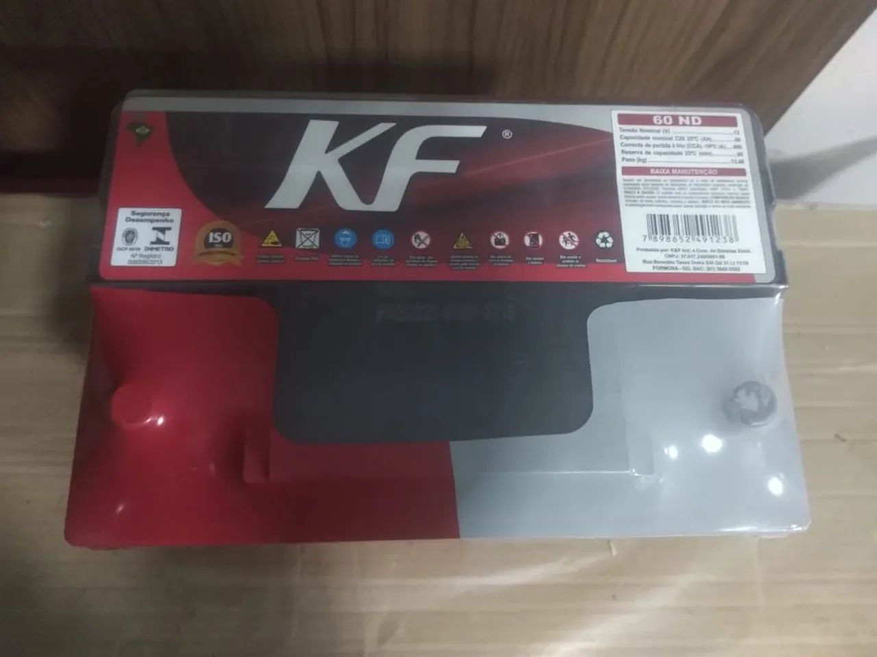Bateria KF 60 amperes (NOVA)  - Foto 4