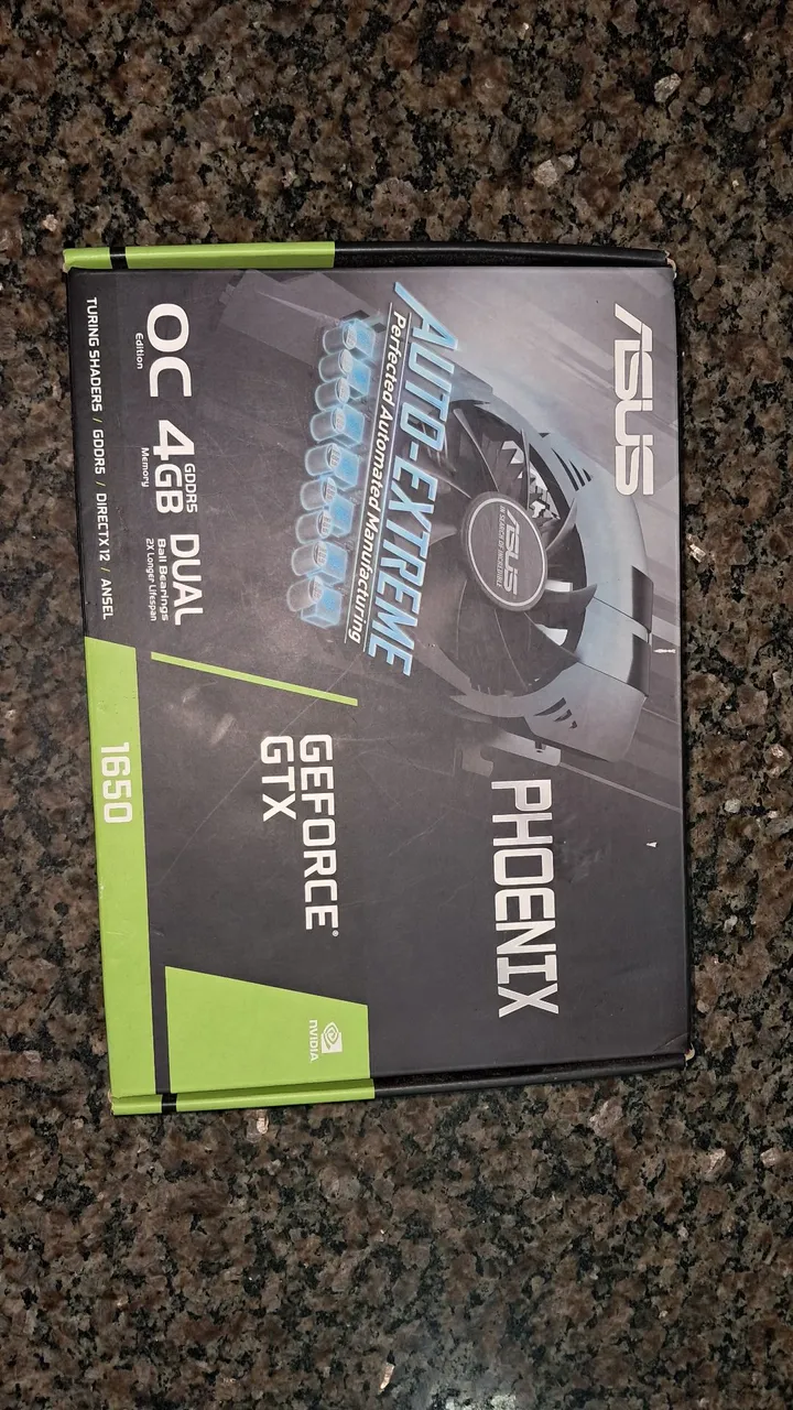 Placa de Vídeo ASUS Phoenix GeForce GTX 1650 OC 4GB GDDR5