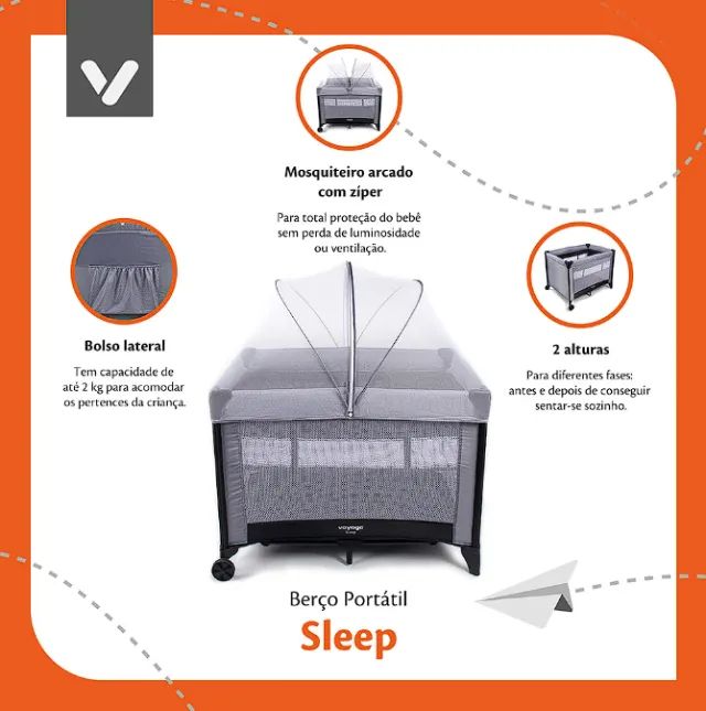 Berço Portátil VOYAGE sleep - Foto 2