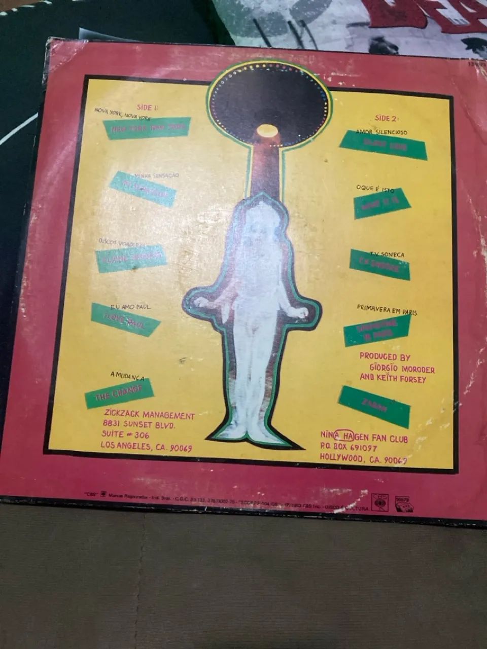 Disco de Vinil Nina Hagen - Fearless - Foto 2