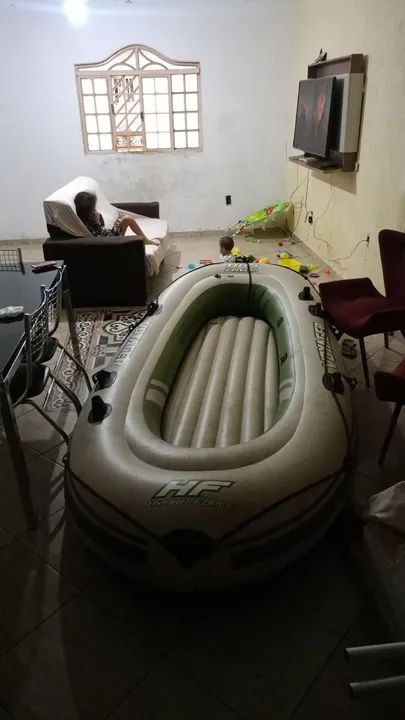 Bote inflável completo