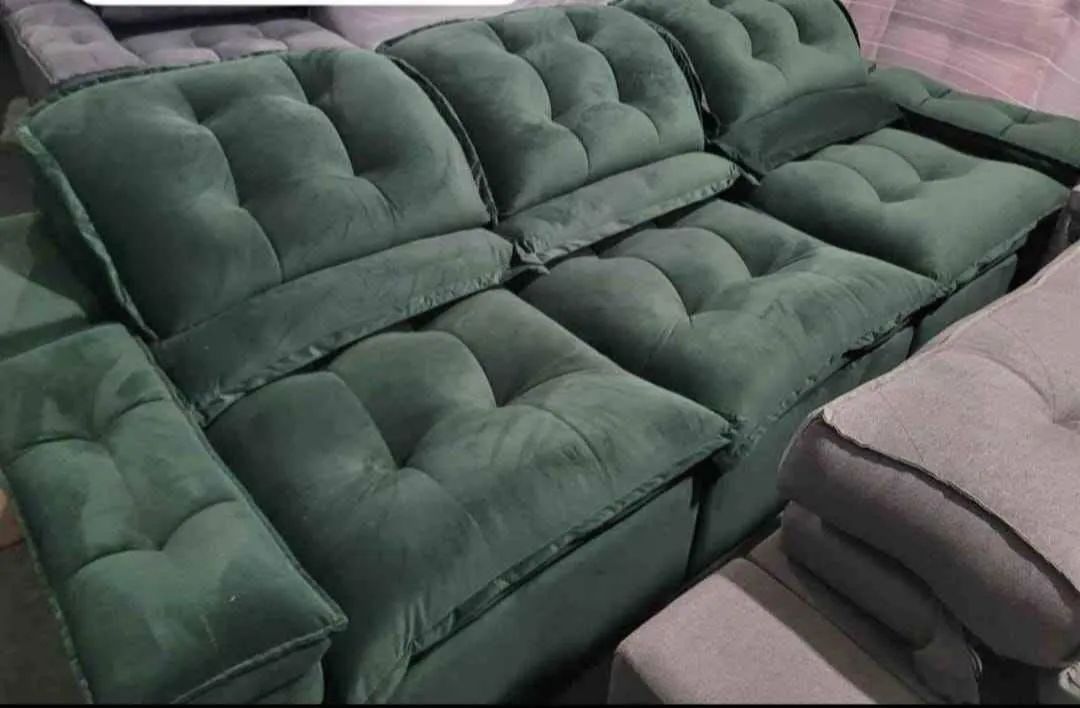 Sofá Retrátil e Reclinável 3 lugares  - Foto 3