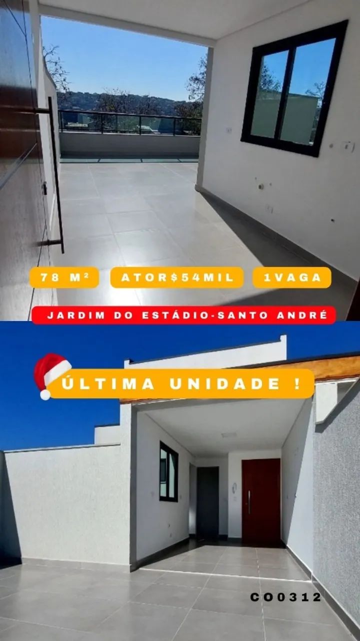 Apartamento com 2 quartos com 50m2 no ABC !