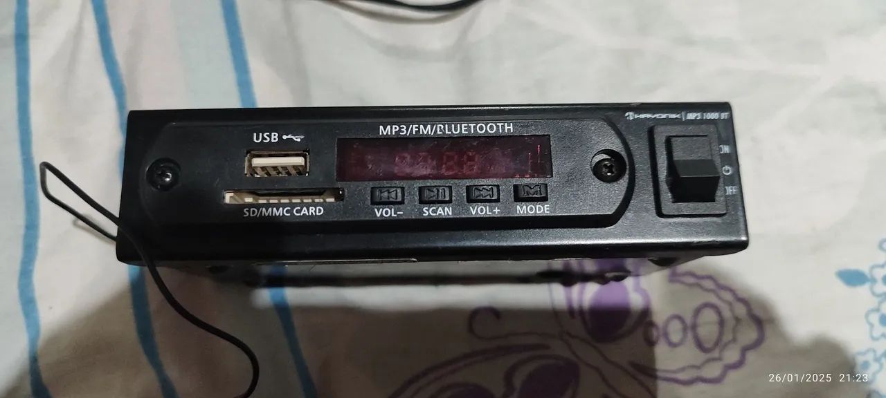 Aparelho de som  MP3/FM/Bluetooth - Foto 2