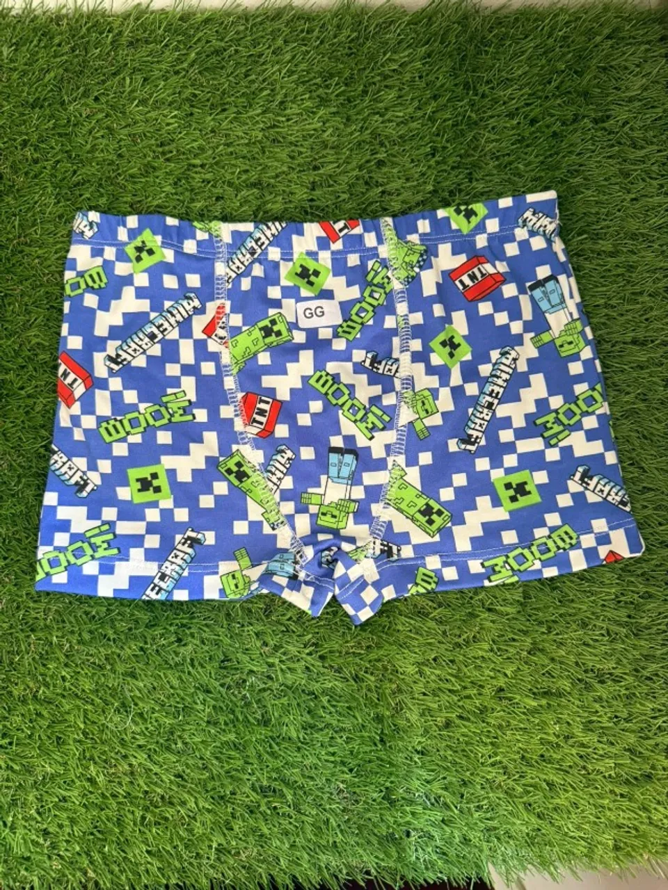 cueca infantil boxer box estampada poliamida com forro em algodao
