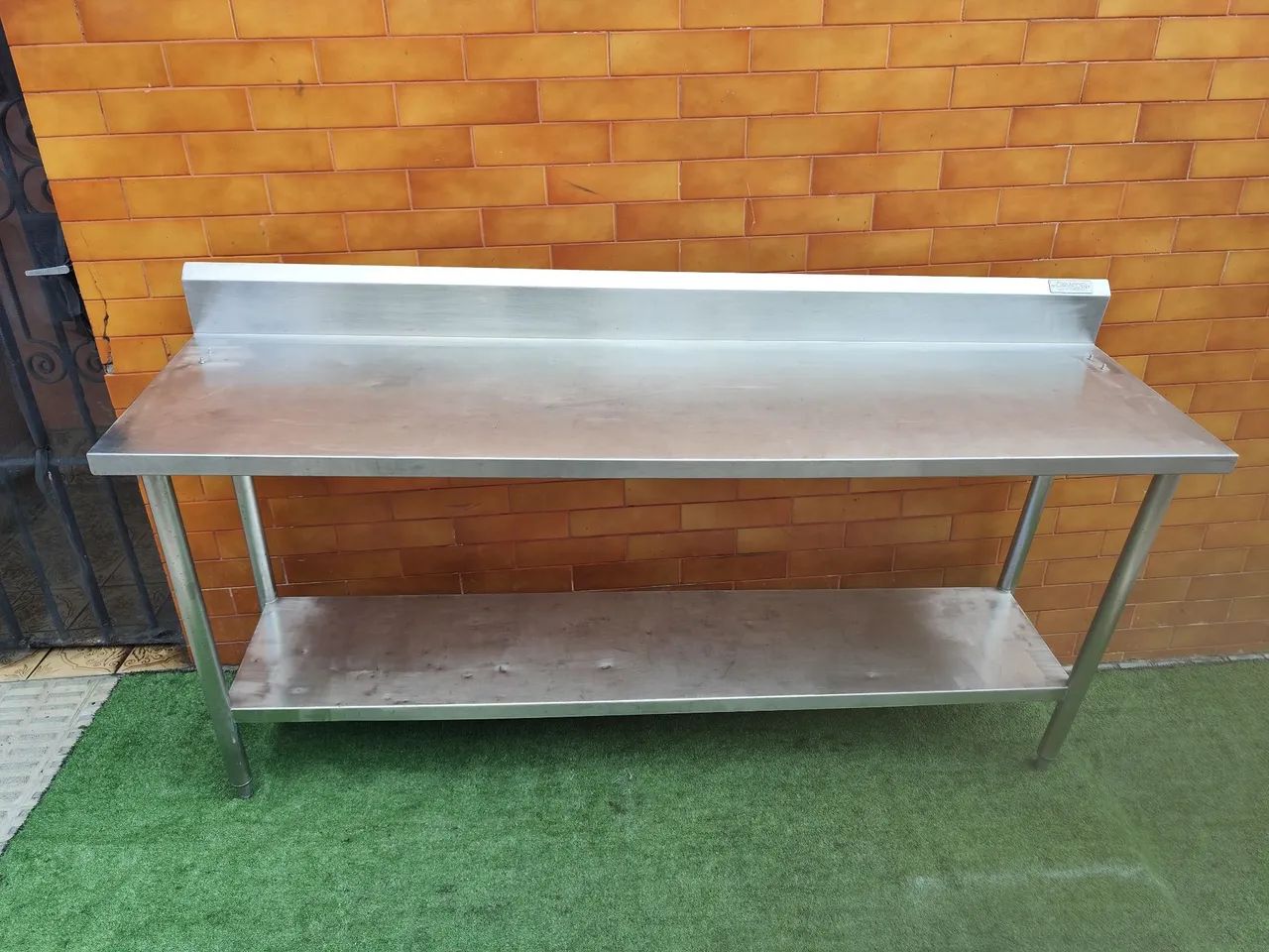 Mesa de aço inox  Macom para cozinha industrial - Foto 3