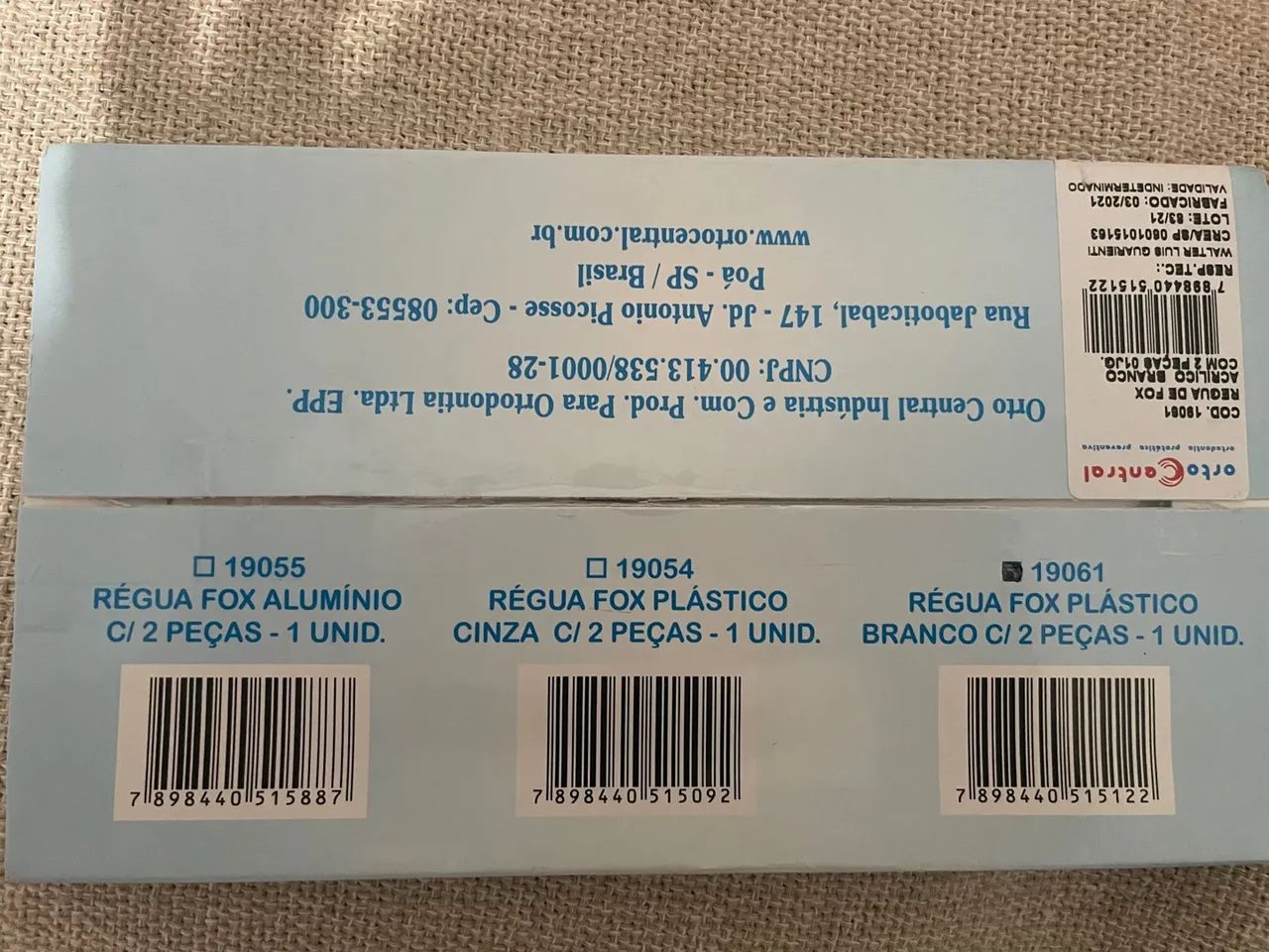 Régua fox plástica com duas peças e Compasso Willis Inox  - Foto 2